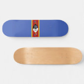 Flagge von Eswatini (Swasiland) Skateboard (Horizontal)