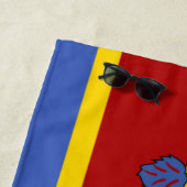 Flagge von Eswatini (Swasiland) Strandtuch (Beispiel)