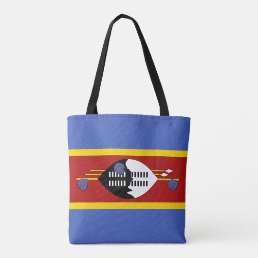 Flagge von Eswatini Tasche (Rückseite)