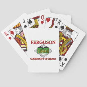 Flagge von Ferguson, Missouri Spielkarten