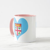 Flagge von Fidschi Tasse (Vorderseite Links)