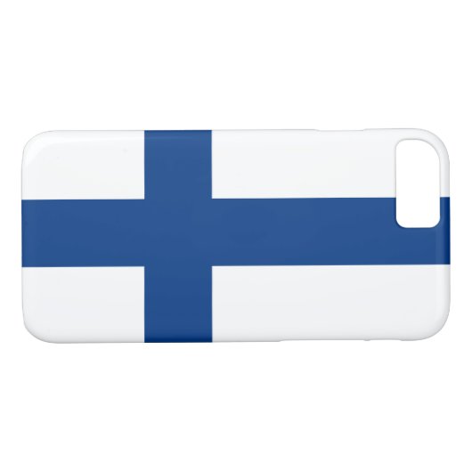 Flagge von Finnland Case-Mate iPhone Hülle (Rückseite (Horizontal))