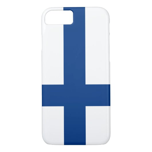 Flagge von Finnland Case-Mate iPhone Hülle (Rückseite)