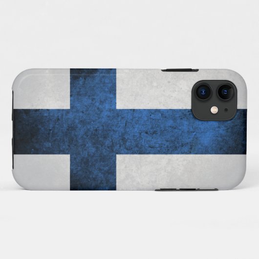 Flagge von Finnland Case-Mate iPhone Hülle (Rückseite (Horizontal))