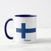 Flagge von Finnland Tasse (Links)