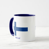 Flagge von Finnland Tasse (Vorderseite Links)