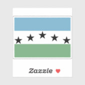 Flagge von Firestone, Colorado Aufkleber (Blatt)