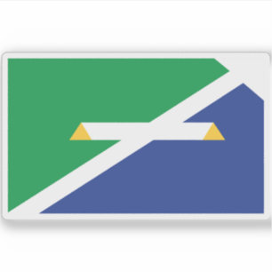 Flagge von Fishers, Indiana Aufkleber