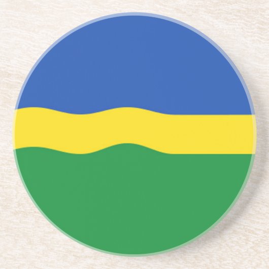 Flagge von Flevoland Untersetzer (Vorne)