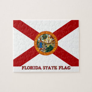 Flagge von Florida 20x25 cm Puzzle