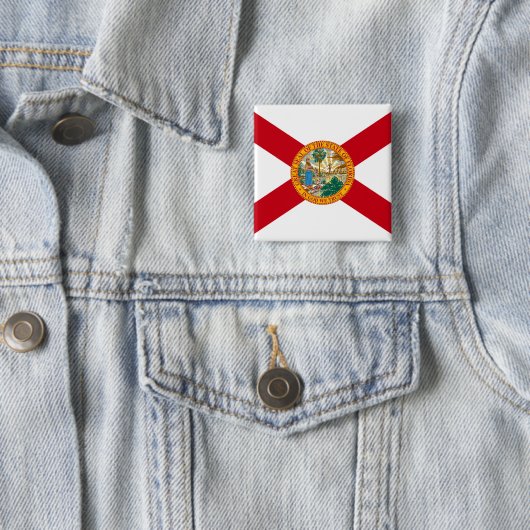 Flagge von Florida Button (Beispiel)