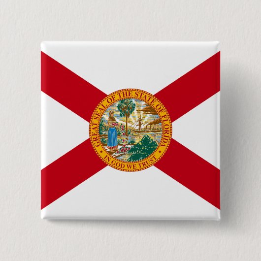 Flagge von Florida Button (Vorderseite)