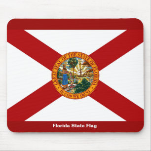 Flagge von Florida Mousepad