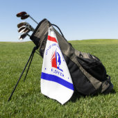 Flagge von Fort Lauderdale, Florida Golfhandtuch (Gras)