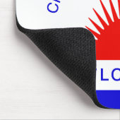 Flagge von Fort Lauderdale, Florida Mousepad (Ecke)
