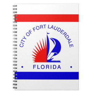 Flagge von Fort Lauderdale, Florida Notizblock