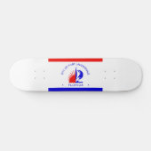 Flagge von Fort Lauderdale, Florida Skateboard (Horizontal)