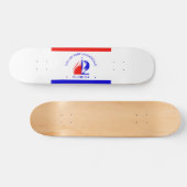 Flagge von Fort Lauderdale, Florida Skateboard (Horizontal)