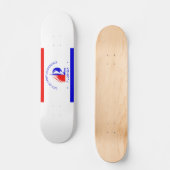 Flagge von Fort Lauderdale, Florida Skateboard (Vorderseite)
