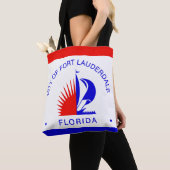 Flagge von Fort Lauderdale, Florida Tasche (Von Nahem)