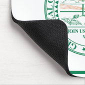 Flagge von Fort Pembroke Pines, Florida Mousepad (Ecke)