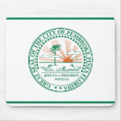 Flagge von Fort Pembroke Pines, Florida Mousepad (Vorne)