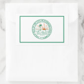Flagge von Fort Pembroke Pines, Florida Rechteckiger Aufkleber (Tasche)