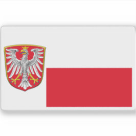 Flagge von Frankfurt am Main Aufkleber