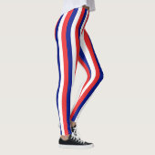 Flagge von Frankreich Drapeau de la France Leggings (Rechts)