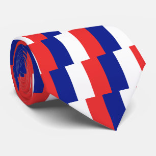 Flagge von Frankreich-Franzosen Tricolore Krawatte