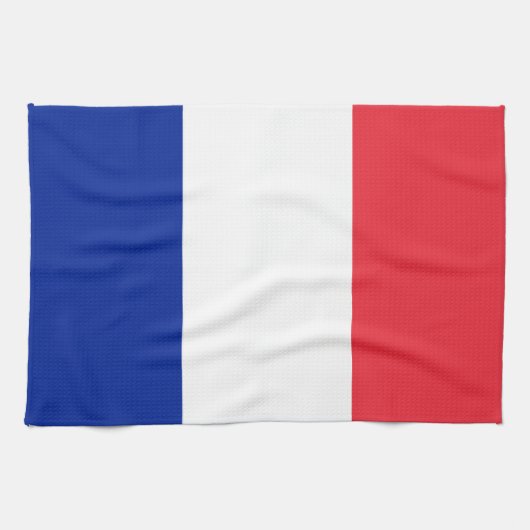 Flagge von Frankreich-Geschirrtuch Geschirrtuch (Horizontal)