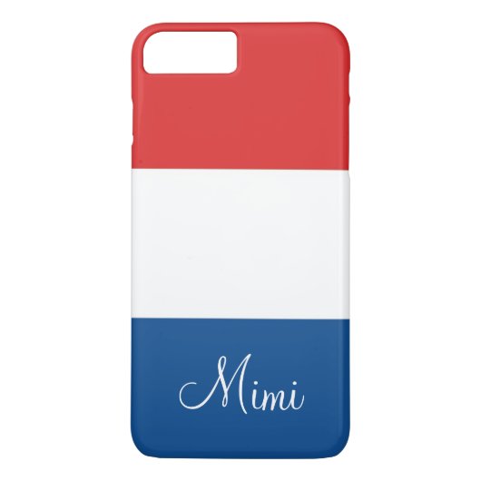 Flagge von Frankreich Personalisiert Case-Mate iPhone Hülle (Rückseite)