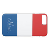 Flagge von Frankreich Personalisiert Case-Mate iPhone Hülle (Rückseite (Horizontal))