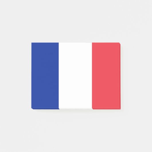 Flagge von Frankreich Posten-it® Anmerkungen Post-it Klebezettel (Vorderseite)