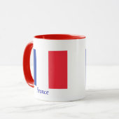 Flagge von Frankreich Tasse (Vorderseite Links)