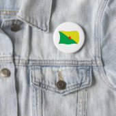 Flagge von Französisch-Guayana Button (Beispiel)