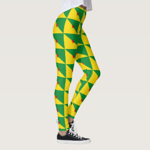 Flagge von Französisch-Guayana Leggings
