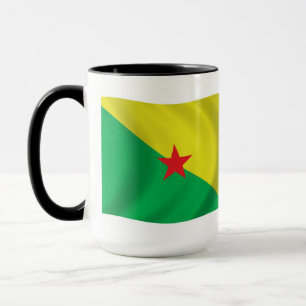 Flagge von Französisch-Guayana Tasse