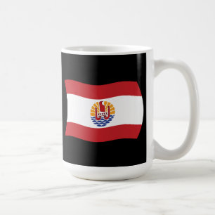 Flagge von Französisch-Polynesien Becher Kaffeetasse