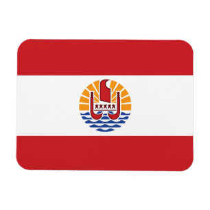 Flagge von Französisch-Polynesien Magnet