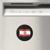 Flagge von Französisch-Polynesien Magnet (In Situ (Geschirrspüler))