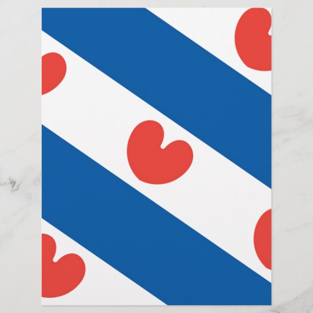 Flagge von Friesland (Vorderseite)