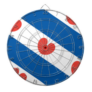 Flagge von Friesland Dartscheibe