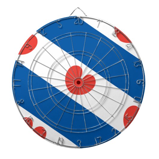 Flagge von Friesland Dartscheibe (vorne)