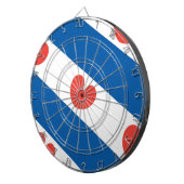 Flagge von Friesland Dartscheibe (Vorderseite rechts)