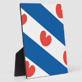 Flagge von Friesland Fotoplatte (Seite)