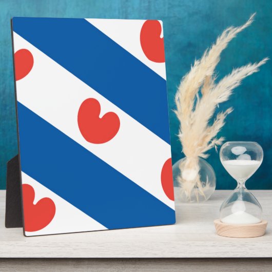 Flagge von Friesland Fotoplatte (Seite)