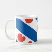 Flagge von Friesland Kaffeetasse (Links)