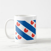 Flagge von Friesland Kaffeetasse (Links)