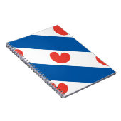 Flagge von Friesland Notizblock (Rechte Seite)